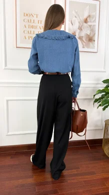 Bawełniana koszula Lila denim