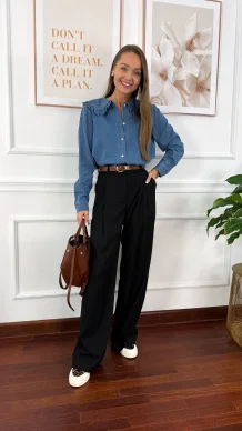 Bawełniana koszula Lila denim