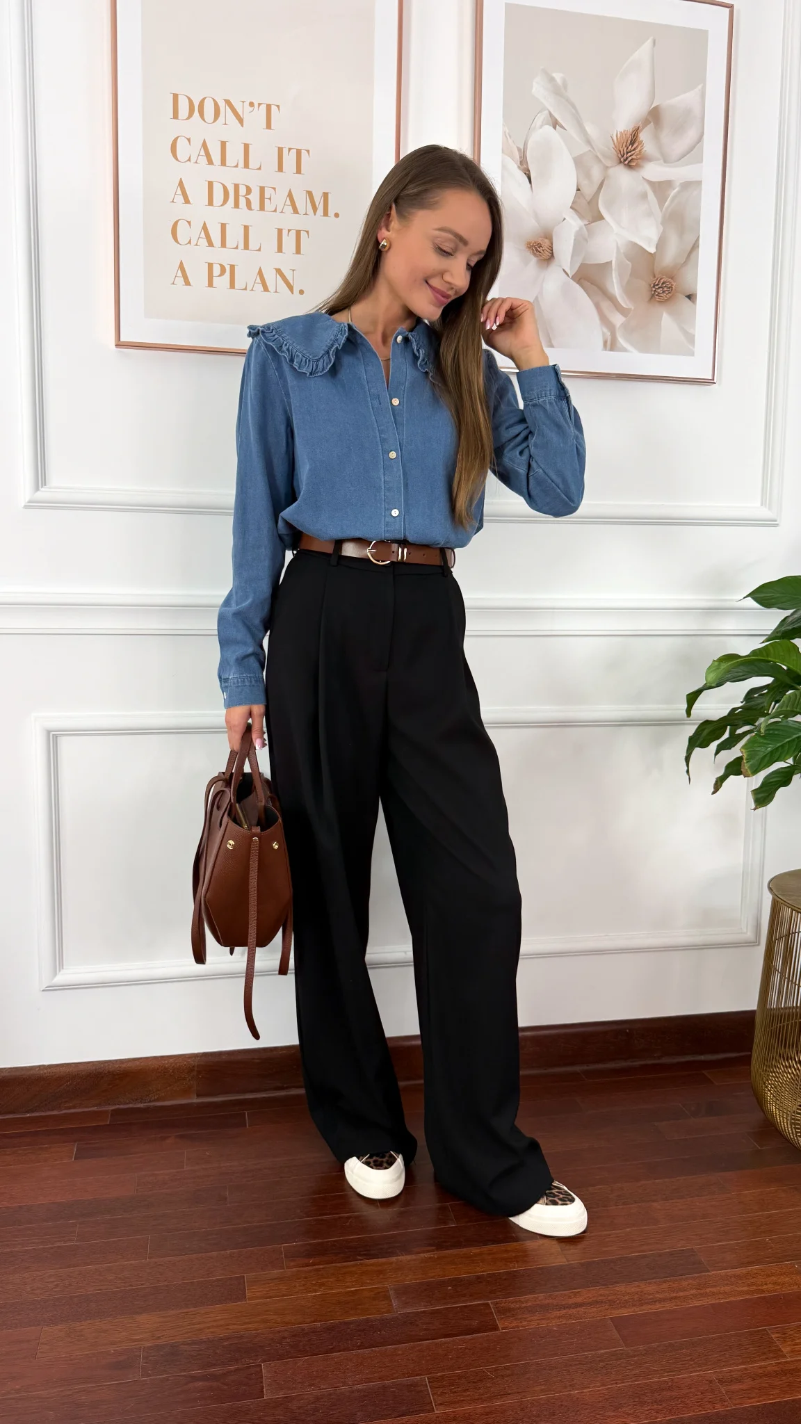 Bawełniana koszula Lila denim