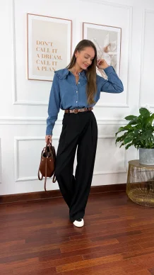 Bawełniana koszula Lila denim