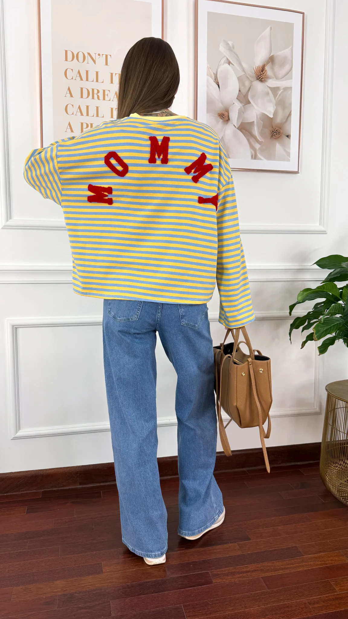 Bawełniana bluza Sally z napisem Mommy