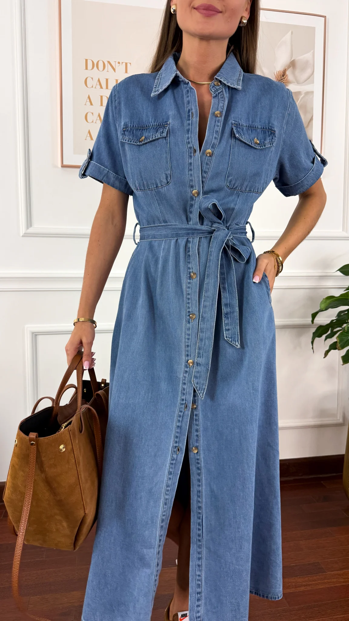 Szmizjerka Coral denim