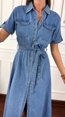 Szmizjerka Coral denim