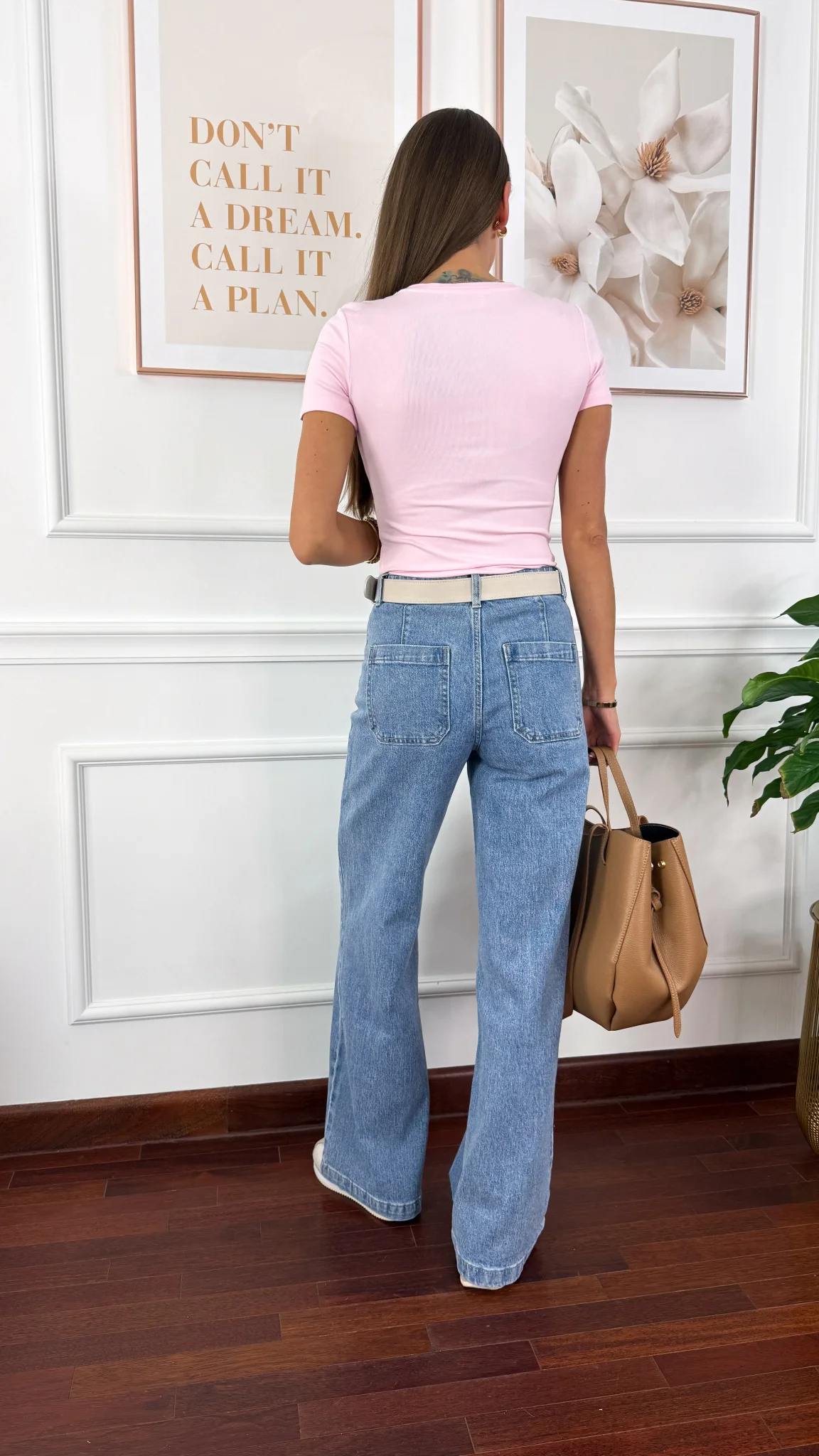 Bawełniana t-shirt Pam różowy