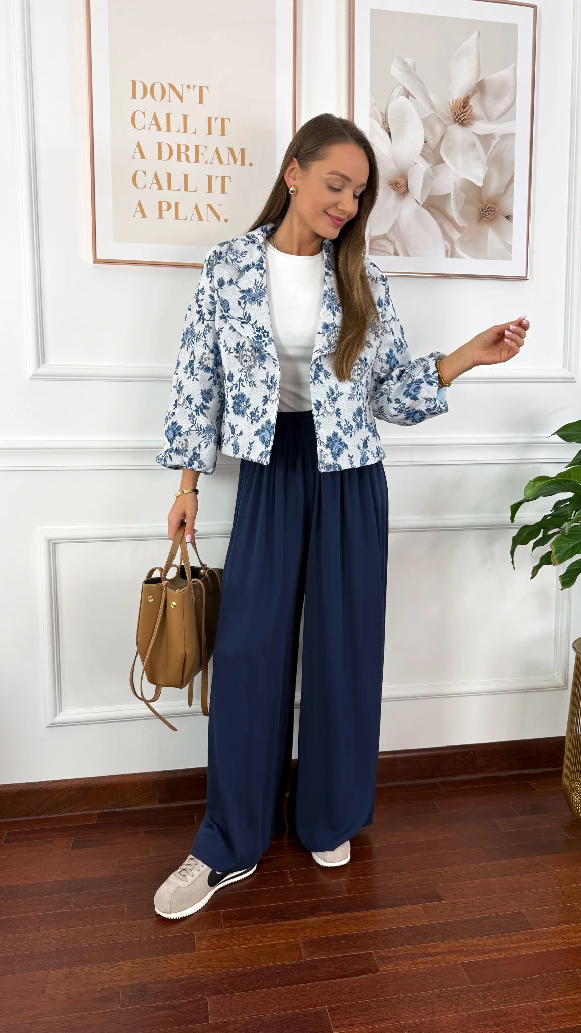 Kurtka haftowana Estela w kwiaty