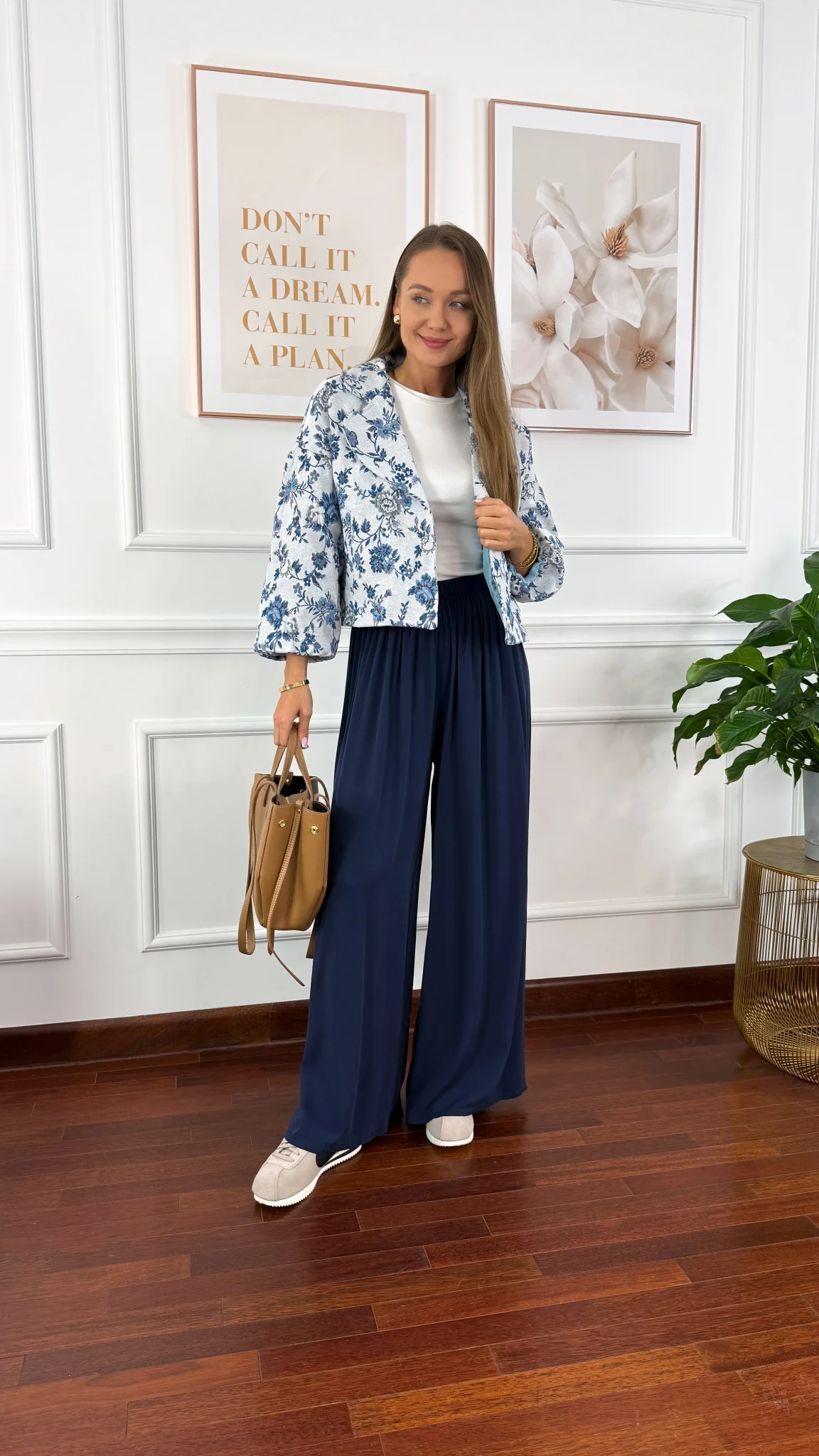 Kurtka haftowana Estela w kwiaty