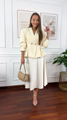 Marynarka Cornelia masełkowa