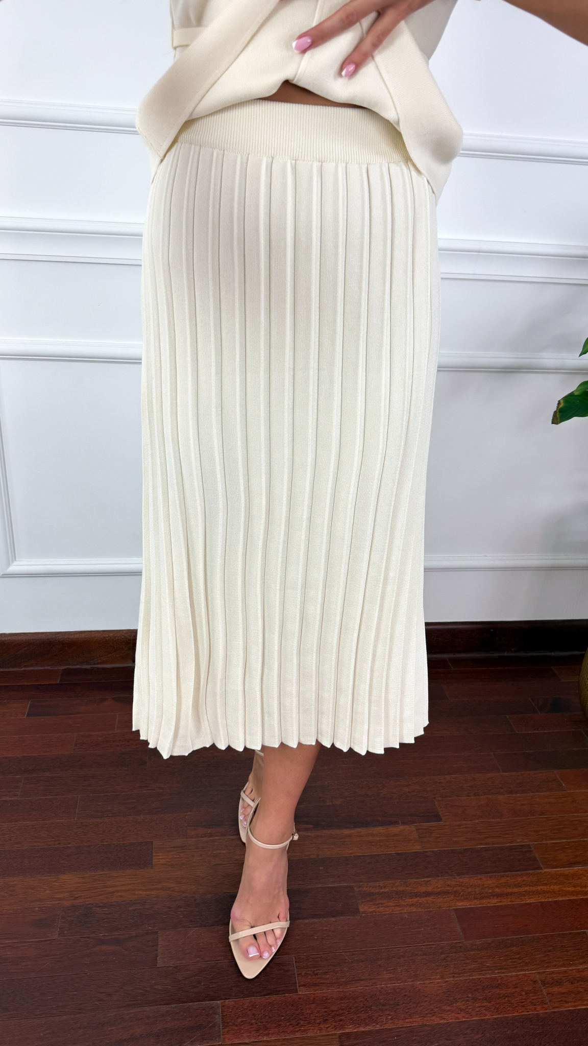 Wiskozowy komplet Milano masełko