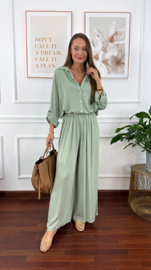 Wiskozowy komplet Ressa matcha