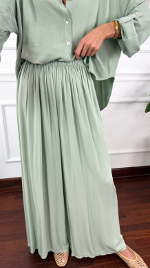 Wiskozowy komplet Ressa matcha