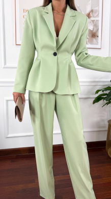 Wiskozowy komplet Alice matcha