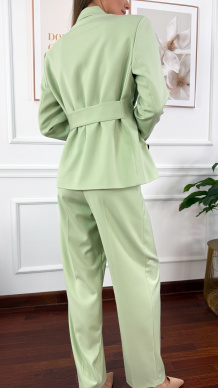 Wiskozowy komplet Alice matcha