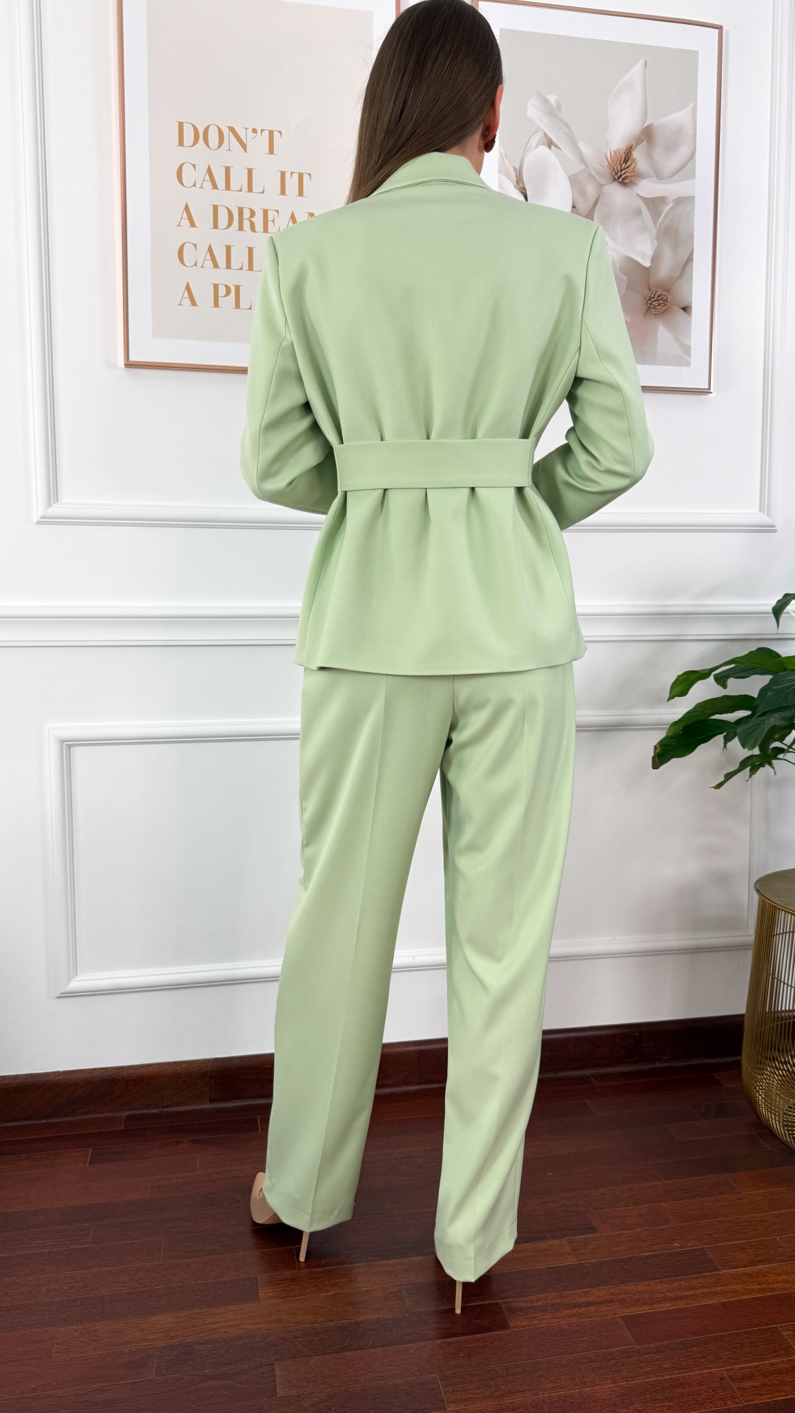 Wiskozowy komplet Alice matcha