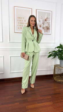 Wiskozowy komplet Alice matcha