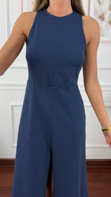 Bawełniana sukienka Sindy granatowa