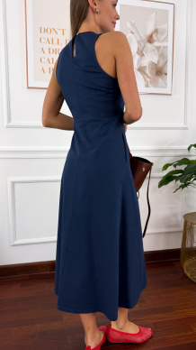 Bawełniana sukienka Sindy granatowa