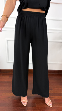 Wiskozowy komplet Sira czarny