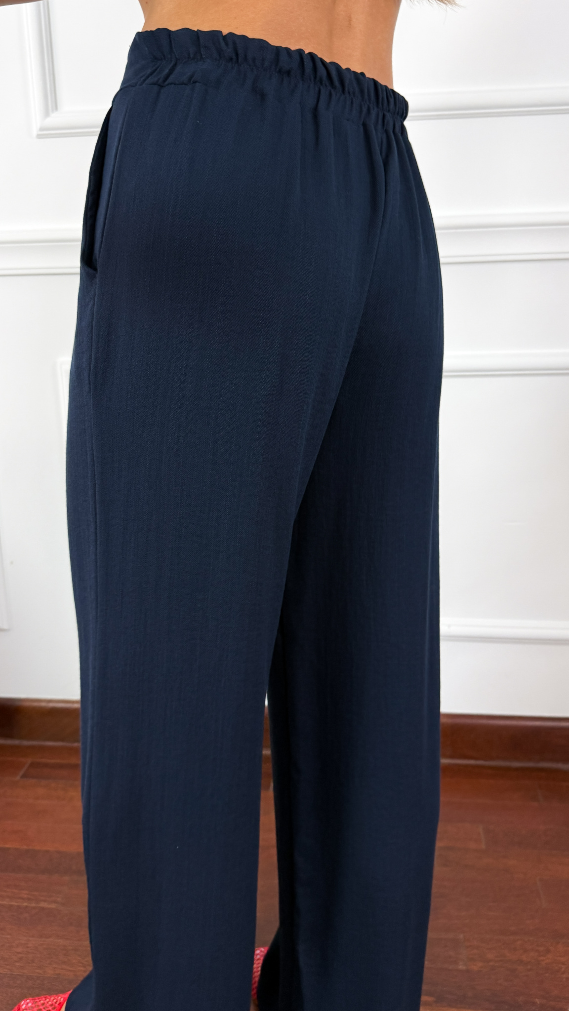 Wiskozowy komplet Arisa granatowy