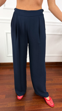 Wiskozowy komplet Arisa granatowy