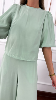 Wiskozowy komplet Cares matcha