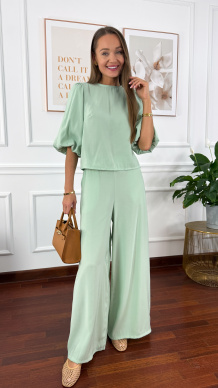 Wiskozowy komplet Cares matcha