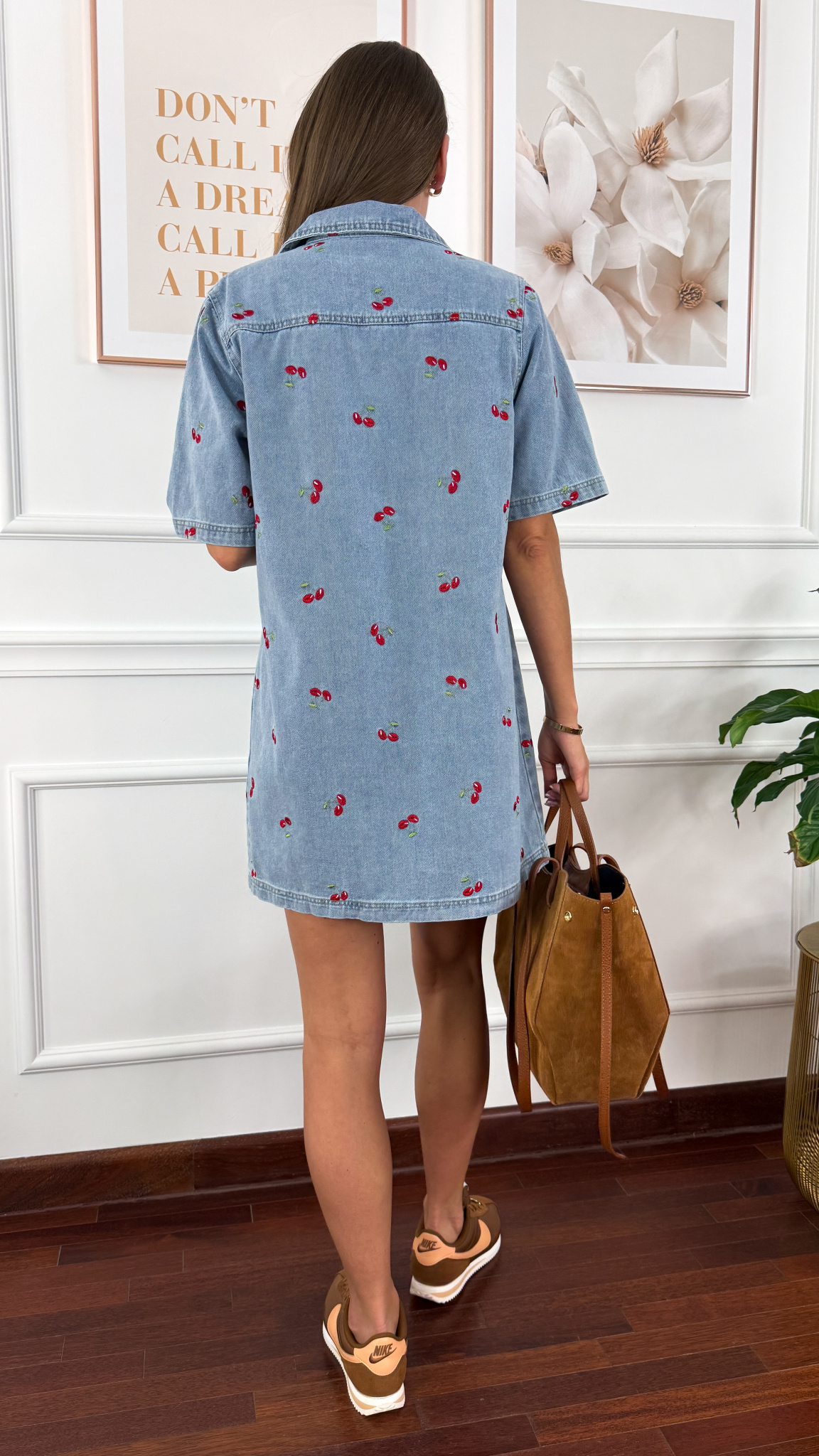 Sukienka Ibiza w wiśnie denim