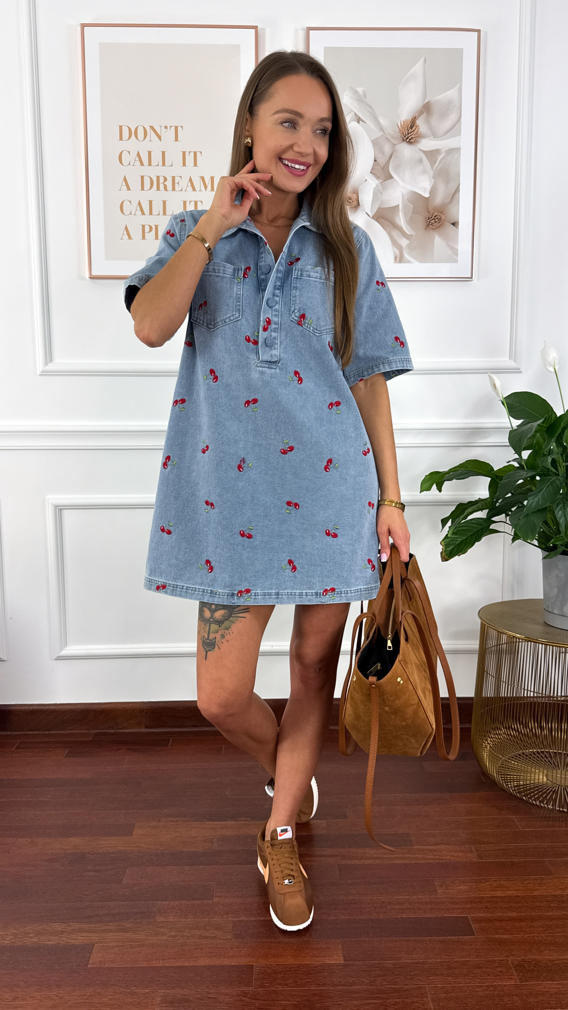 Sukienka Ibiza w wiśnie denim