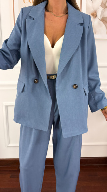 Garnitur Destiny niebieski