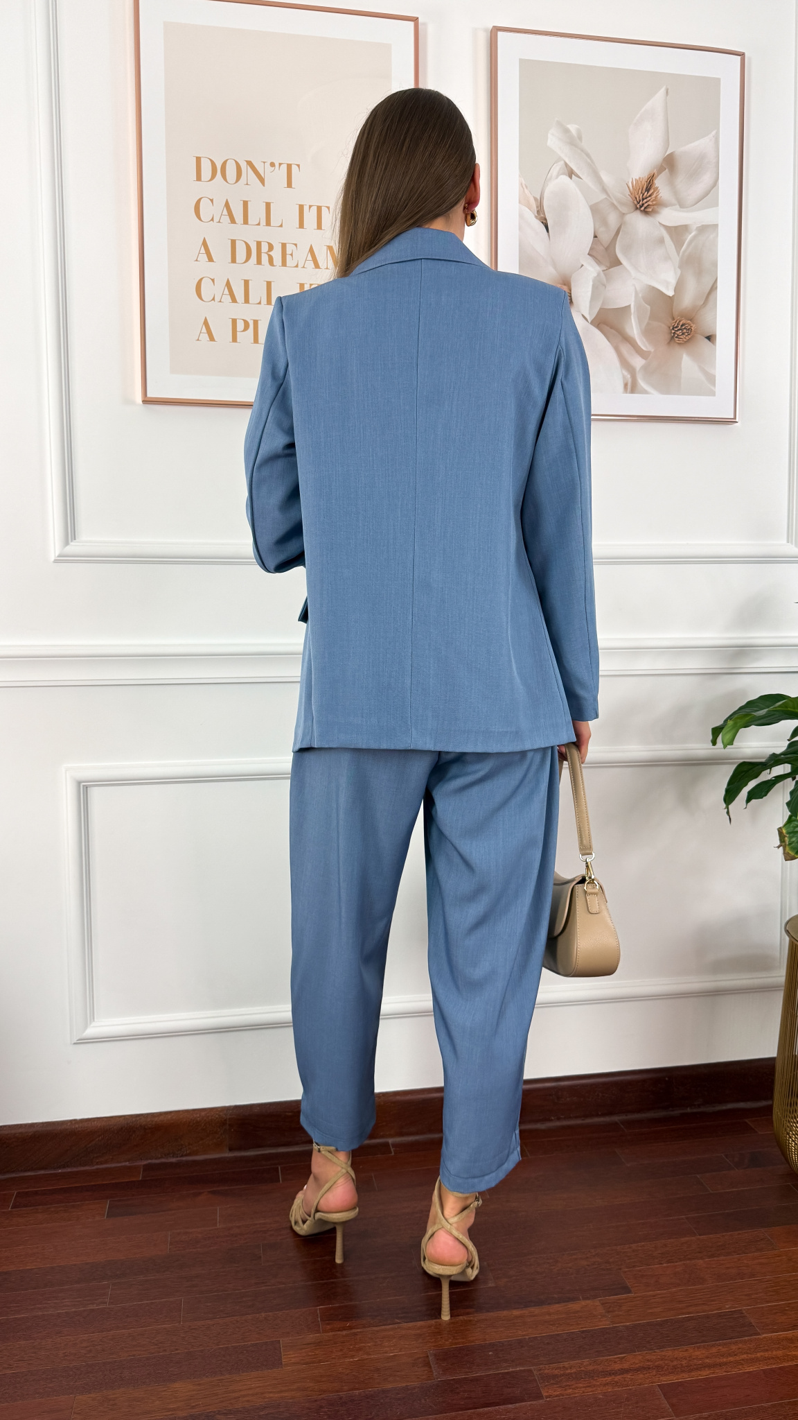 Garnitur Destiny niebieski