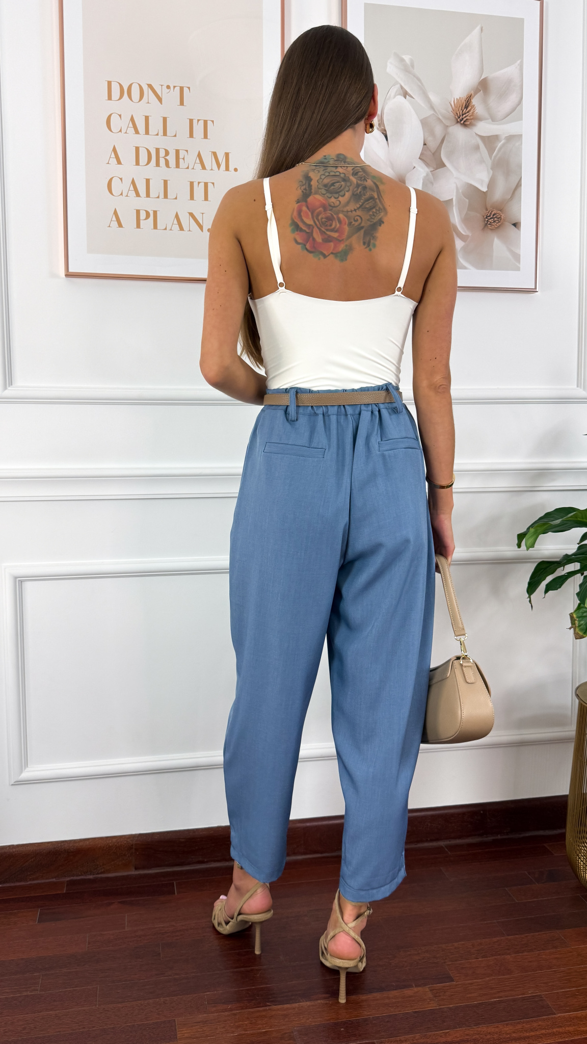 Garnitur Destiny niebieski