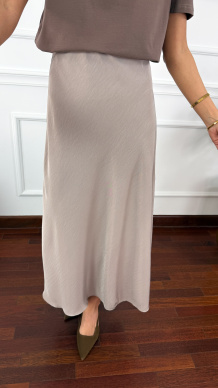 Wiskozowa spódnica Hesia fango