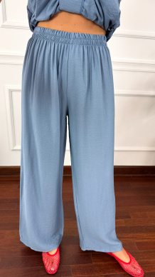 Wiskozowy komplet Sira niebieski