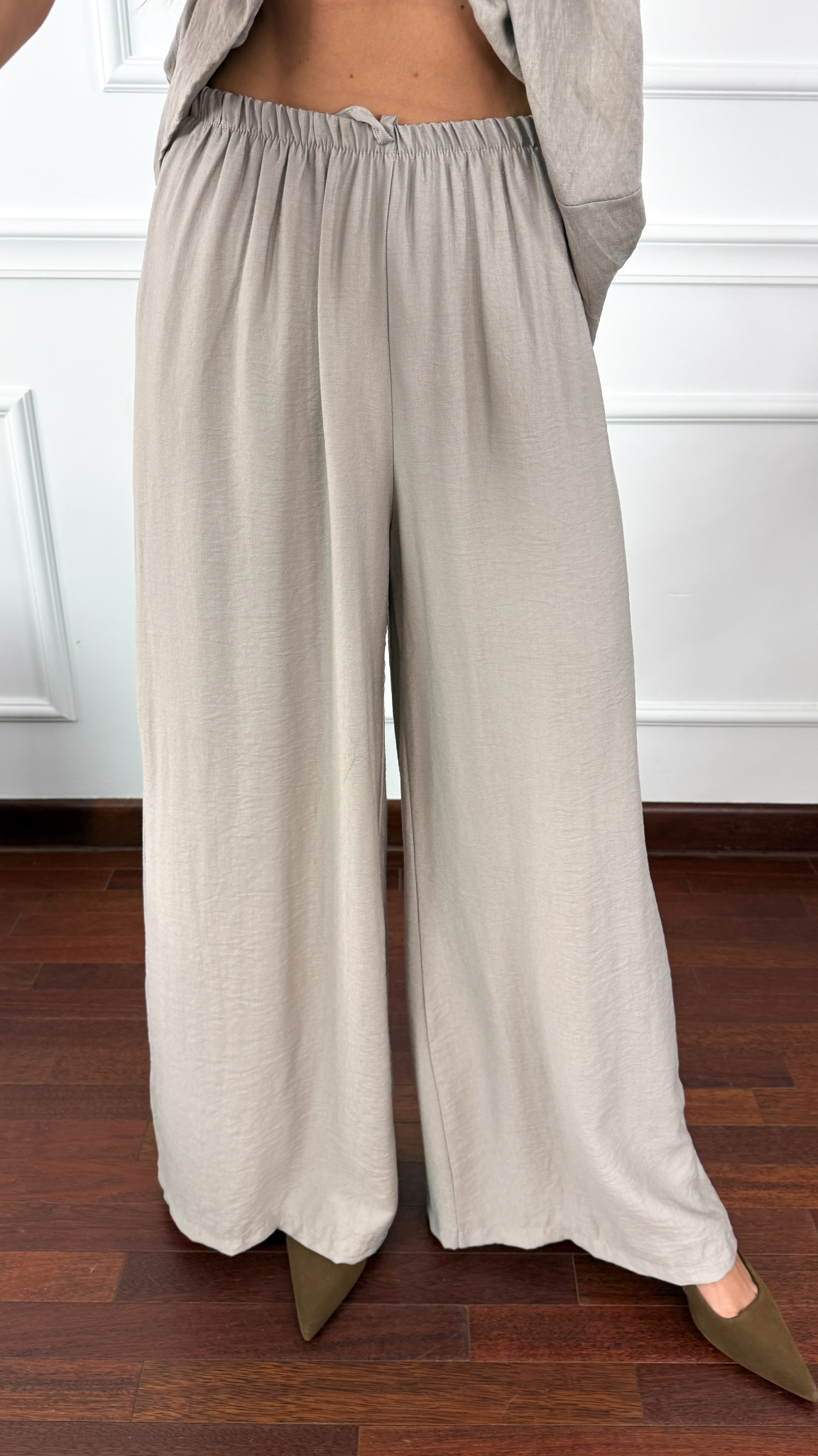 Wiskozowy komplet Orelia szary