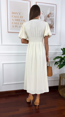 Sukienka Brena śmietankowa