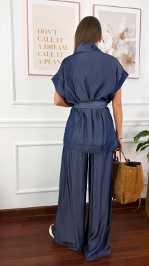Komplet Vexa ciemny denim