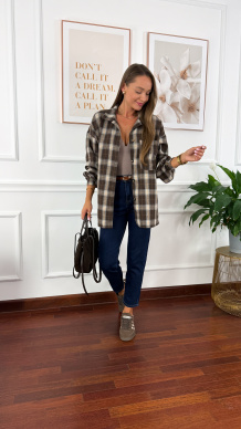 Spodnie mom fit Verde denim