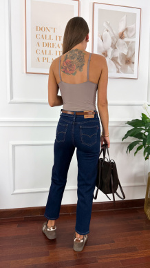Spodnie mom fit Verde denim