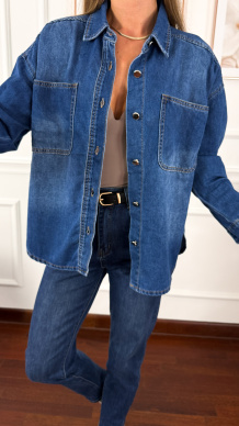 Bawełniana koszula Marcela denim