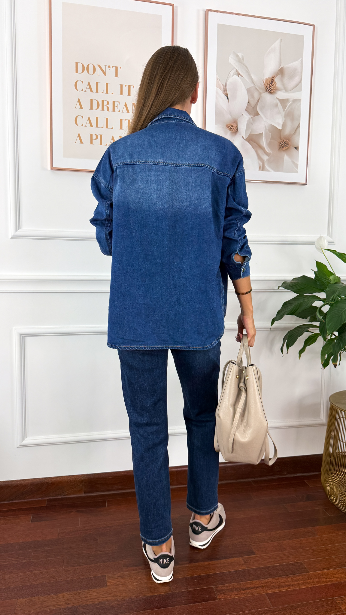 Bawełniana koszula Marcela denim