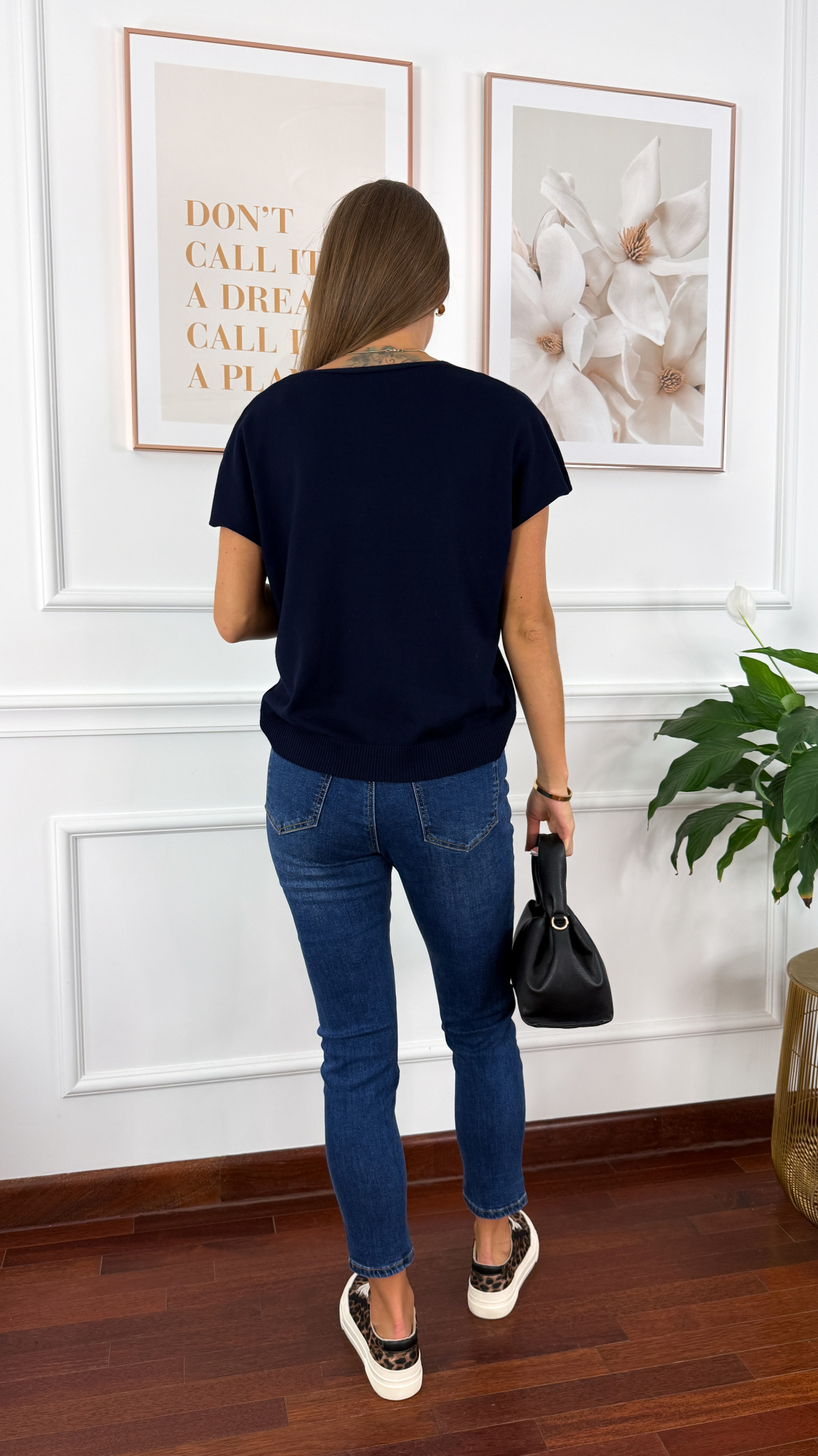 Spodnie mom fit Baretti denim