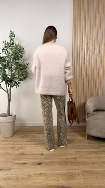 Spodnie wide-leg Bizu pantera