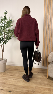 Bluza polarowa Kristina bordowa