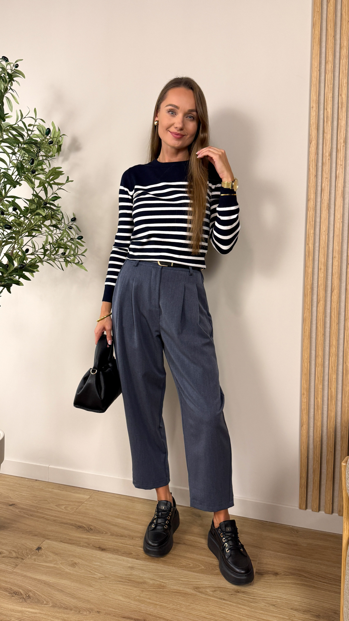 Spodnie balloon Lily  denim