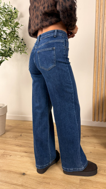 Spodnie wide-leg Elide denim