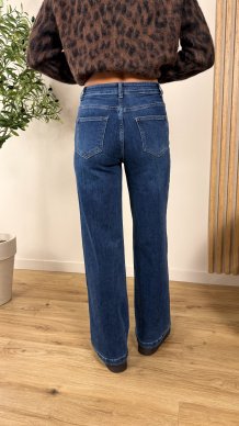 Spodnie wide-leg Elide denim