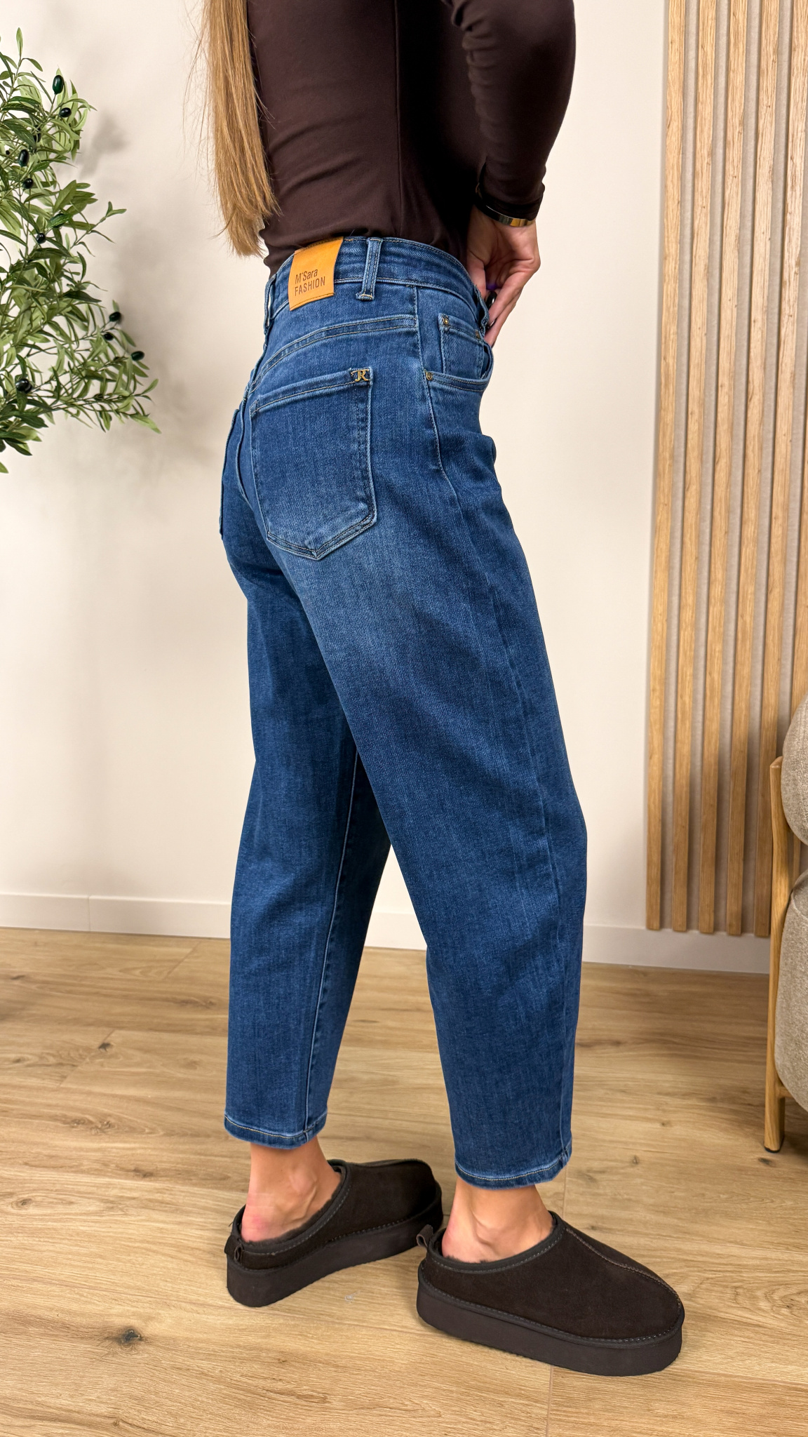 Spodnie balloon Sarah denim