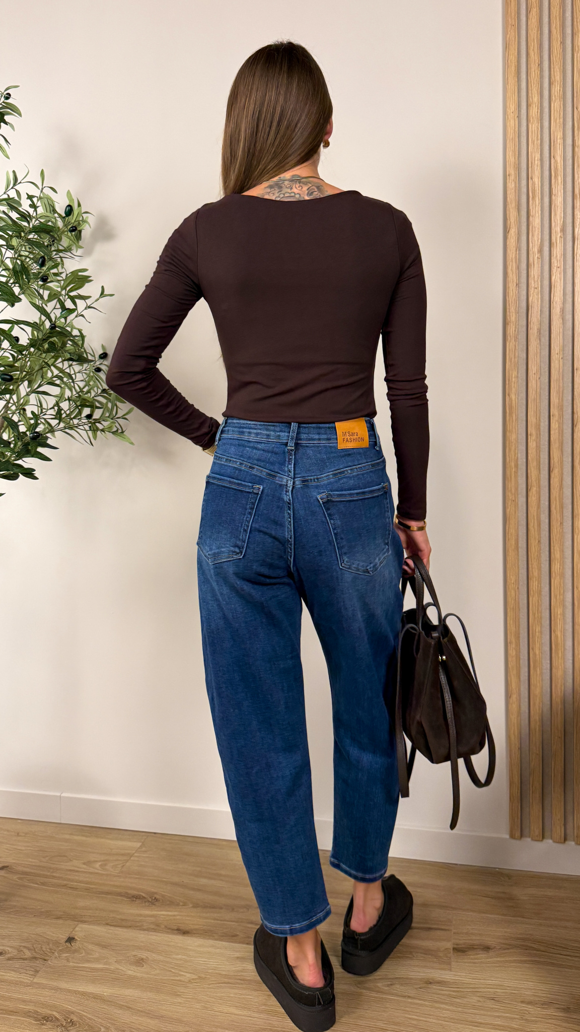 Spodnie balloon Sarah denim
