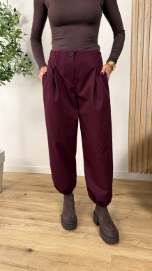 Komplet Zaira burgundowy