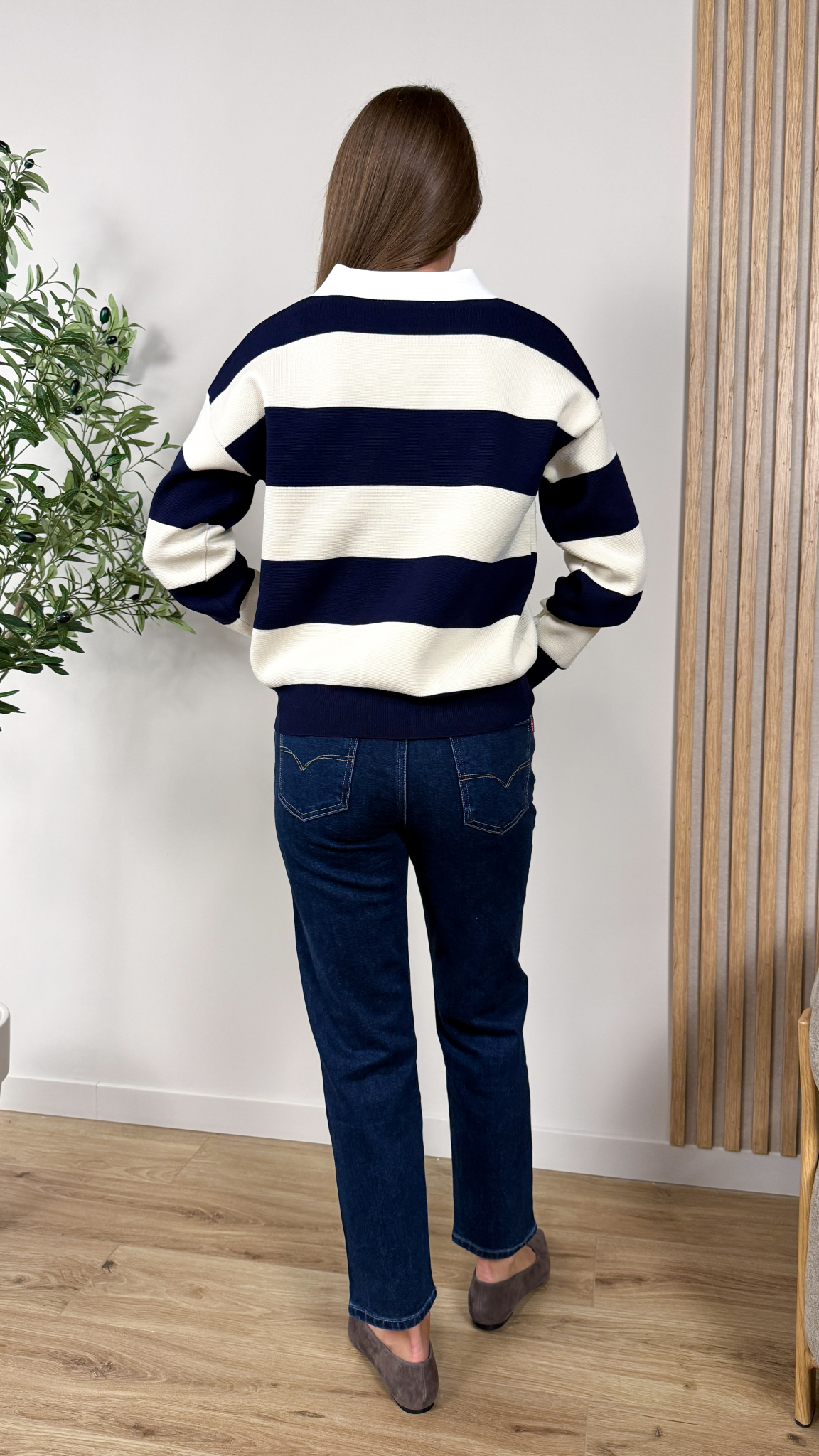 Spodnie mom fit Nella denim