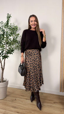 Sweter Angora czekoladowy